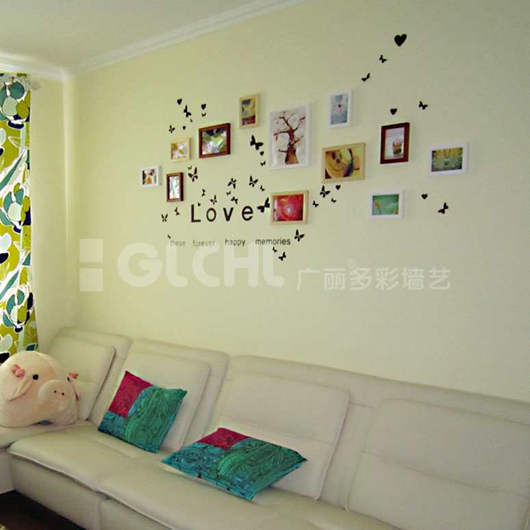 韓式風格照片墻沙發背景 韓式風格照片墻沙發背景